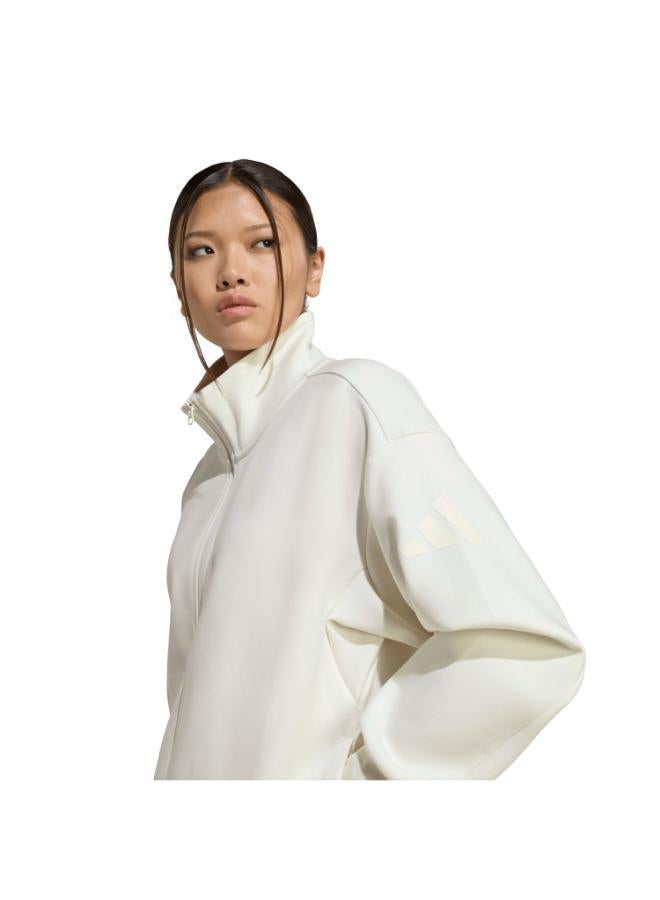 اديداس Soft Lux Loose Full-Zip - Image 3